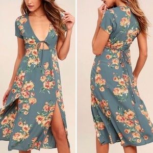 Lulus Midi floral dress